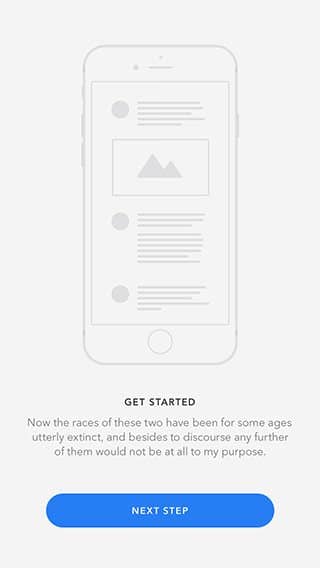 App screenshot 1 - home dashboard