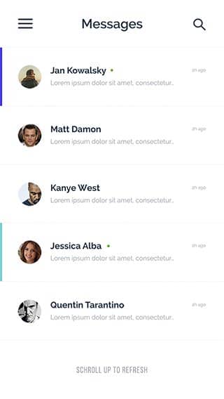 App screenshot 6 - messaging interface
